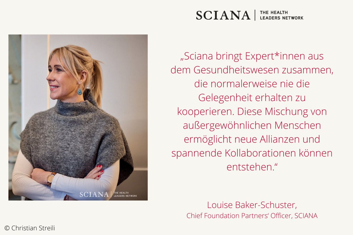 Noch bis zum 30. Juni können sich herausragende Persönlichkeiten aus dem #Gesundheitswesen 🔬🩺 für Kohorte 6 des @‌ScianaNetwork bewerben 📧. Louise @‌BakerSchuster fasst zusammen wieso Gesundheitsexpert:innen die Chance ergreifen sollten. 
Zur Bewerbung: bit.ly/3qkXdaq