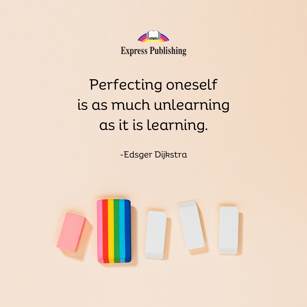 ExpressElt's tweet image. #quotes #quoteoftheday #unlearntolearn #perfectingoneself #learningprocess
#unlearningjourney #selfImprovement #growthmindset #embracechange
#personaldevelopment #continuouslearning #learningneverstops #expresspublishing