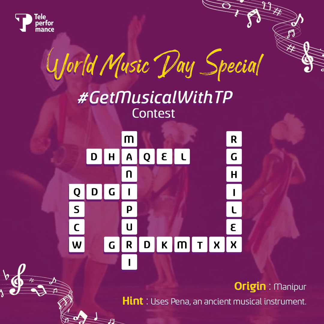 This music form descends from the traditions of the natives in the foothills of the Himalayas & Indian-Burmian border region and has deep religious roots.

Tag @TPIndiaOfficial, Use #GetMusicalWithTP #TPIndia, Tag 3 friends, & Comment now!

#TPIndia #ContestAlert #WorldMusicDay