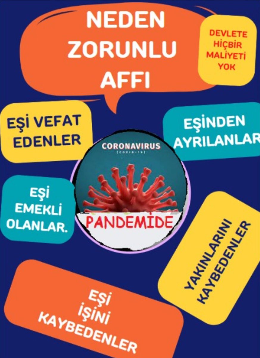 <a href="/Yusuf__Tekin/">Yusuf Tekin</a> 2010 dan sonra atanmış Pandemi ve deprem nedeniyle eşini işini birinci derece yakınını kaybeden eşinden ayrılan belge veremeyecek durumda olan yüz binlerce öğretmen mağdur durumda zorunlu hizmet affı bekliyor sayın bakanım <a href="/RTErdogan/">Recep Tayyip Erdoğan</a> <a href="/dbdevletbahceli/">Devlet Bahçeli</a> #ZorunluHizmetMuafiyetineEVET