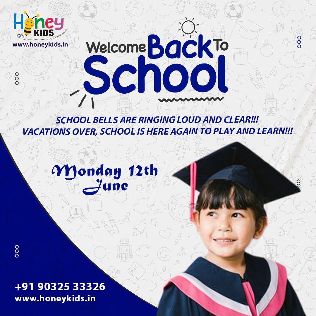 SCHOOL BELLS ARE RINGING LOUD AND CLEAR!!! 
VACATIONS OVER, SCHOOL IS HERE AGAIN TO PLAY AND LEARN!!!

Admission For 2023-2024.
👇
Reach Out 👉090325 33326

#preschool #playschool #kindergarten #nursery #toddler #AdmissionsOpen #admissions2023 #admissionopen2023_2024