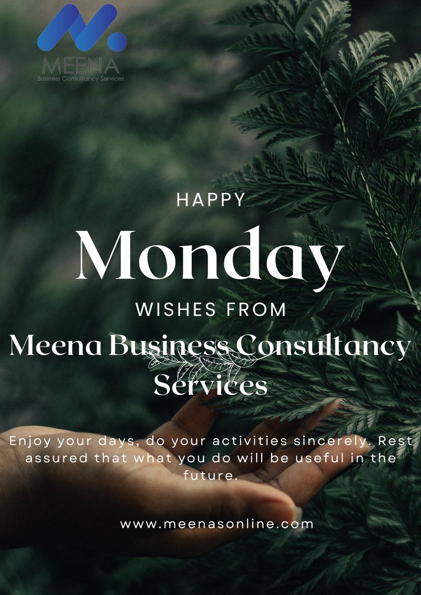 Meena_BSC's tweet photo. 🌞Enjoy your days, do your activities sincerely. Rest assured that what you do will be useful in the future🌟

#business #mondaymotivation #trade #MiddleEast https://t.co/U4Ju9uYhvB