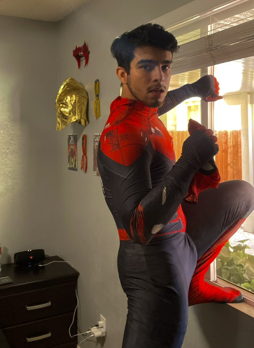 I dressed up as Spider-Man for my nephew’s 4th birthday and he was sooooo happy and I gave him a web shooter to signify he will become the new Spider-Man 🕷️