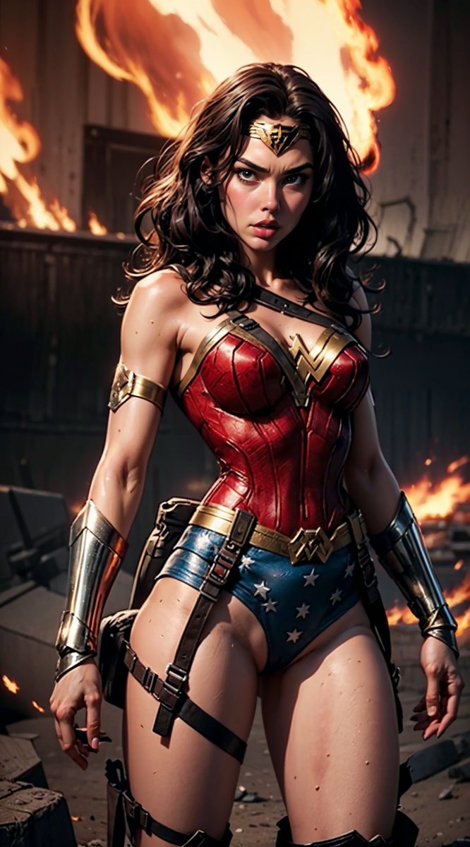 Wonder Woman in Battle
#WonderWoman  #DCcomics  #AIart  #3R3de