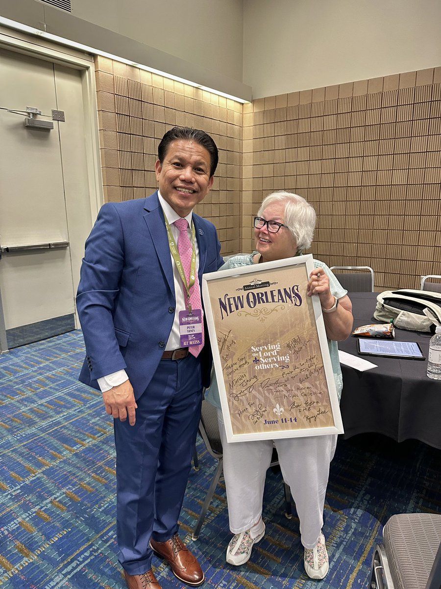 peteryanes's tweet photo. Thank you, Karen Willoughby, for faithfully writing Asian stories for @BaptistPress for over 15 years. You represent all writers behind great gospel stories. #asiankickoff23 #sbcAsianAmtogether #SBC23 #sbcasiancollective
@sbcAsianAm_ @SBCCP @SBCExecComm https://t.co/bbGo2zCkzP