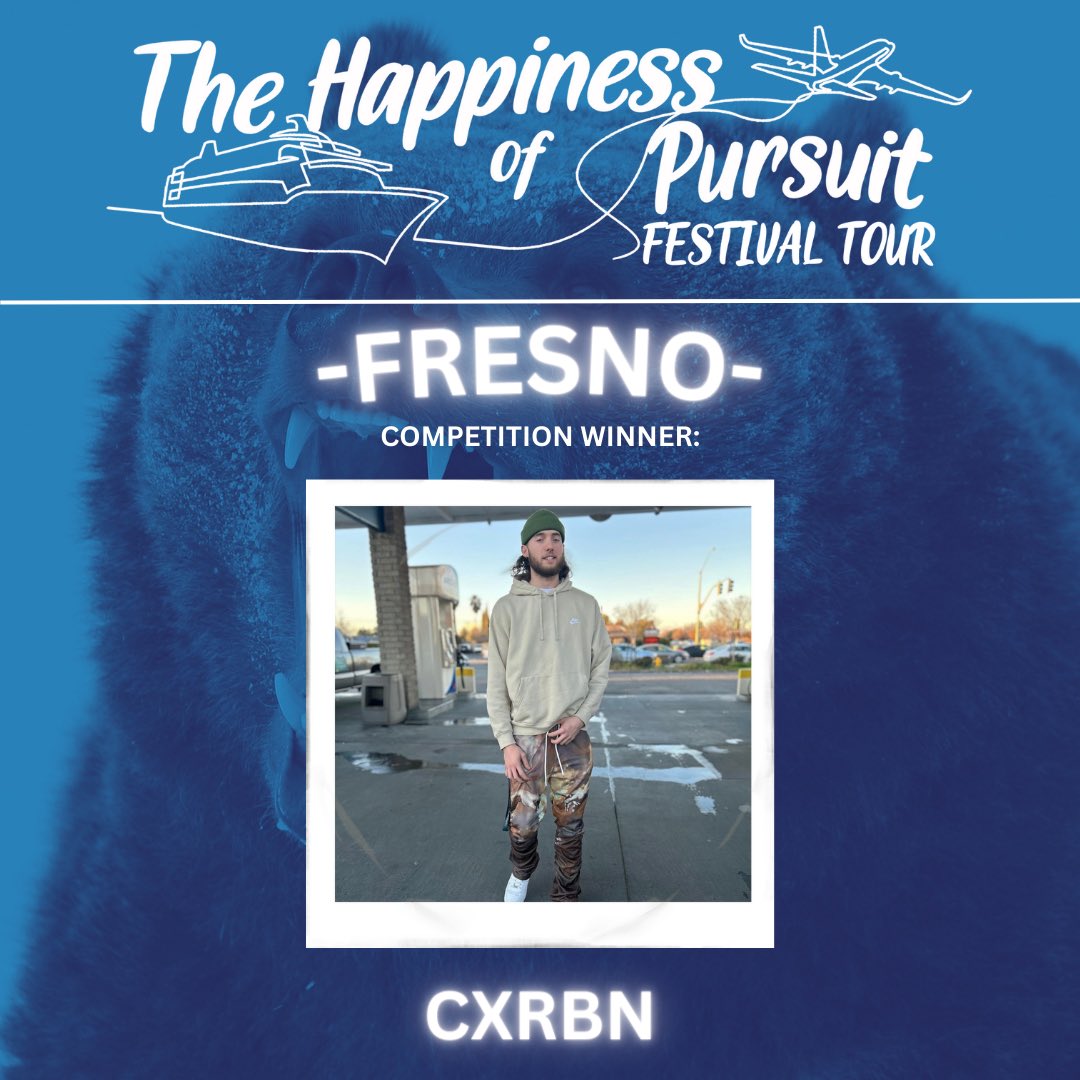 Congratulations to <a href="/Cxrbn_/">Cxrbn</a> on winning our Fresno artists competition! You will be seeing him live at this years #THOPFest 🏆