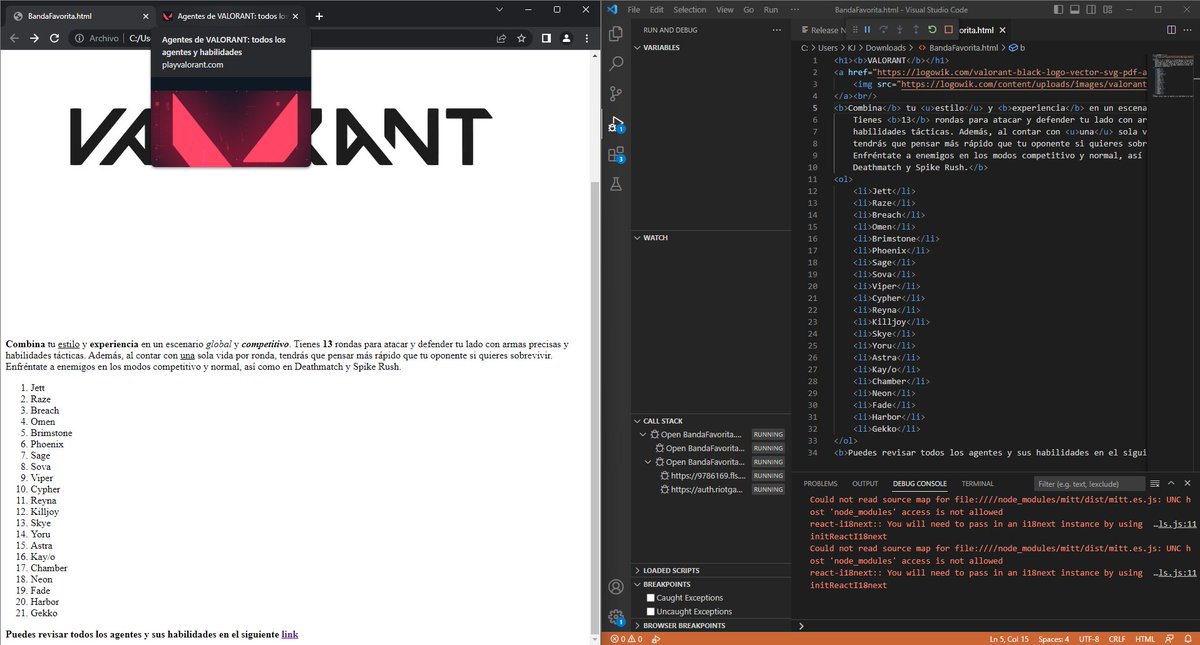 KevinAlexJn's tweet photo. Favorite Band Website 🎸 #CodedexFavoriteBand #HTML @codedex_io 
Primer código HTML siguiendo la guía de Códedex, aún no entiendo la diferencia entre las listas ordenadas y las listas desordenadas https://t.co/SdxmIL0kqE