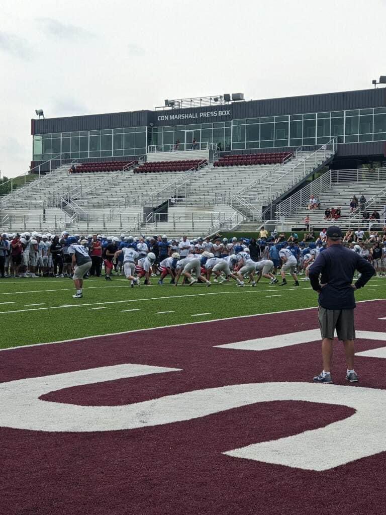 DouglasPat2324's tweet photo. Last day of camp. Morning mayhem. Lots learned, a lot of great things are happening. Looking forward to the start of our season!
#patrioteffortoverexcuses https://t.co/d25iTVeKx6