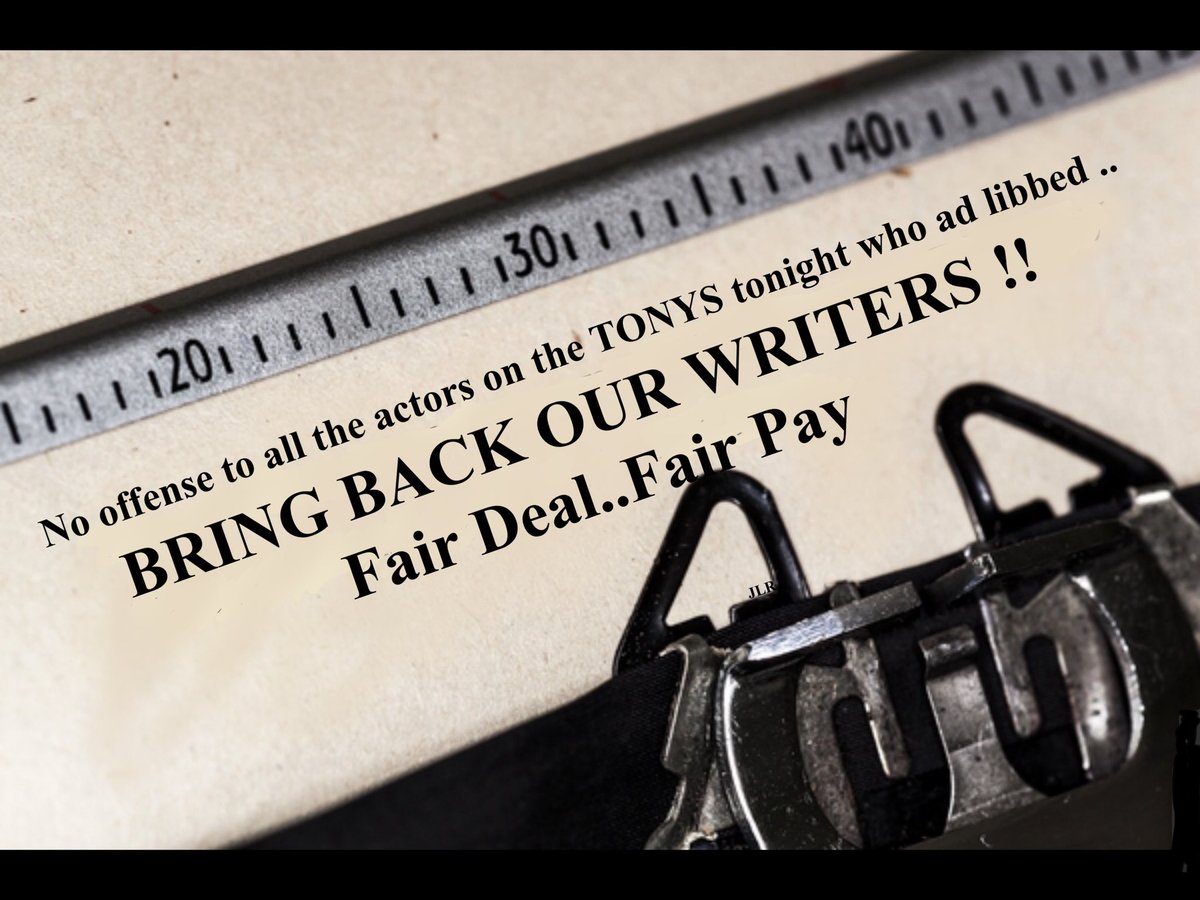 @WGAPerspective @ABC @wbpictures @UniversalPics @HBO @AmazonStudios @CBS 
Don’t drag this out…bills need to be paid…and ideas need to be written.