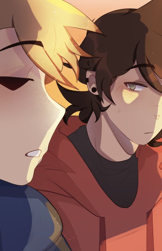 So i made this drawing for biposi on insta yk bc i love the secret dating au.. drew the boys again but i feel too shy to post any of my art so heres a sneaky peeky #tomtord #tom #tord #tordeddsworld #tomeddsworld #eddsworld