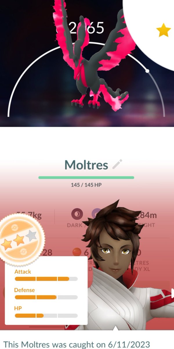 RustyCross_Go's tweet photo. Finally got the #GalarianMoltres!
Had to use that special #MasterBall to catch it.
#PokemonGO #RustyCross
#Galarian #Moltres #DailyIncense #CatchOfTheDay https://t.co/HDChsXKEf2