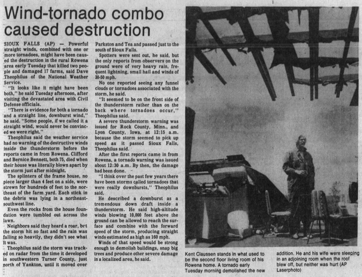 WX History on Twitter "June 11, 1984 Shortly before midnight, a severe thunderstorm produced a