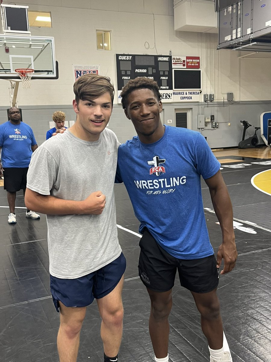 BraydenCrouch51's tweet photo. Had a blast at the @FCAWrestling  camp this weekend..just want to thank the Carr family and all the clinicians for not only teaching me a lot of wrestling but for speaking into my life. #working @Carrchamp https://t.co/6yVVGGLXuk