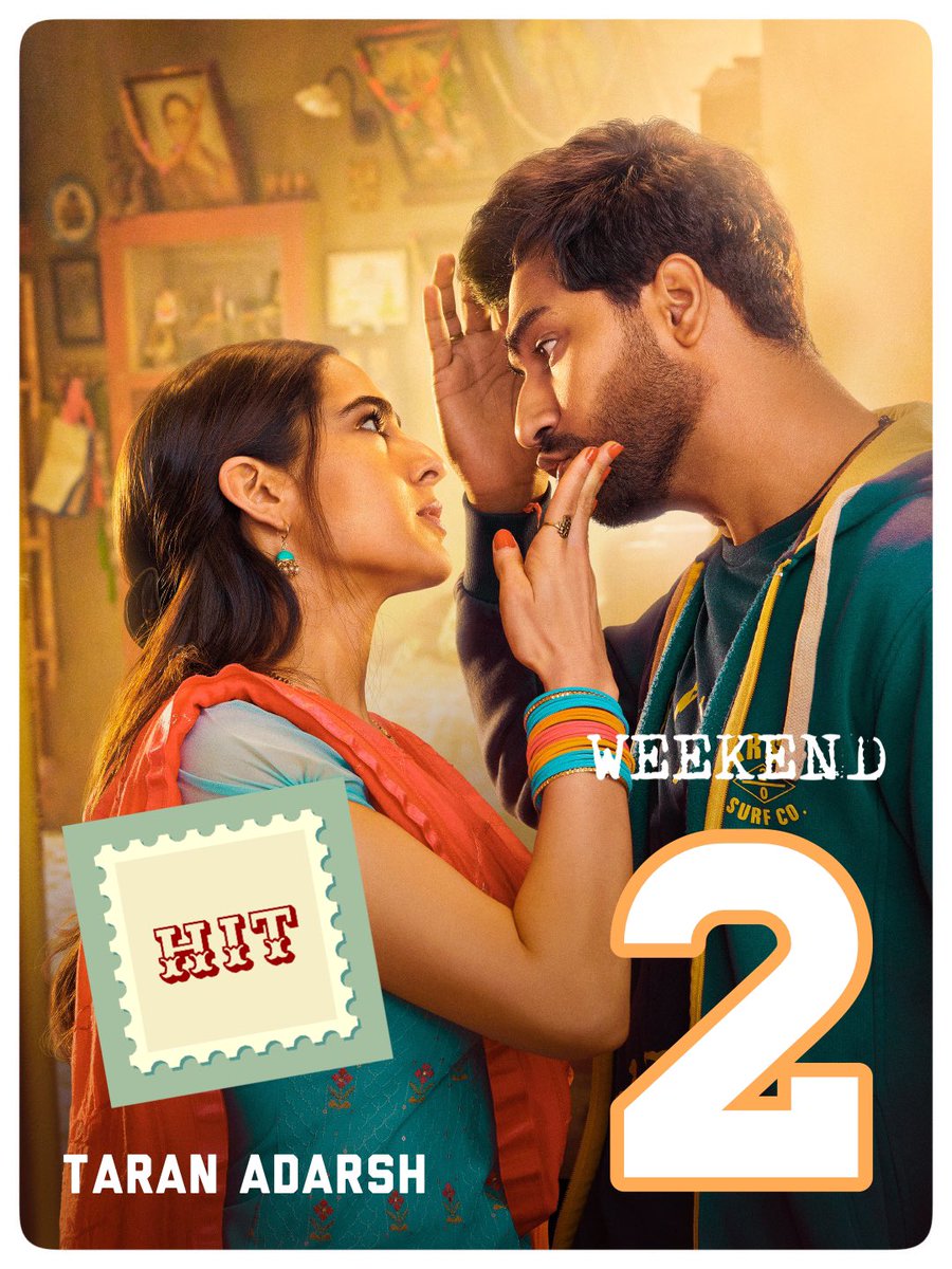 #ZaraHatkeZaraBachke is a HIT… Crosses ₹ 50 cr [Day 10], has ample stamina to hit ₹ 70 cr [+/-]… Proves all estimations/calculations wrong of skeptics, who predicted ₹ 20 cr [+/-] *lifetime*… [Week 2] Fri 3.42 cr, Sat 5.76 cr, Sun 7.02 cr. Total: ₹ 53.55 cr. #India biz.