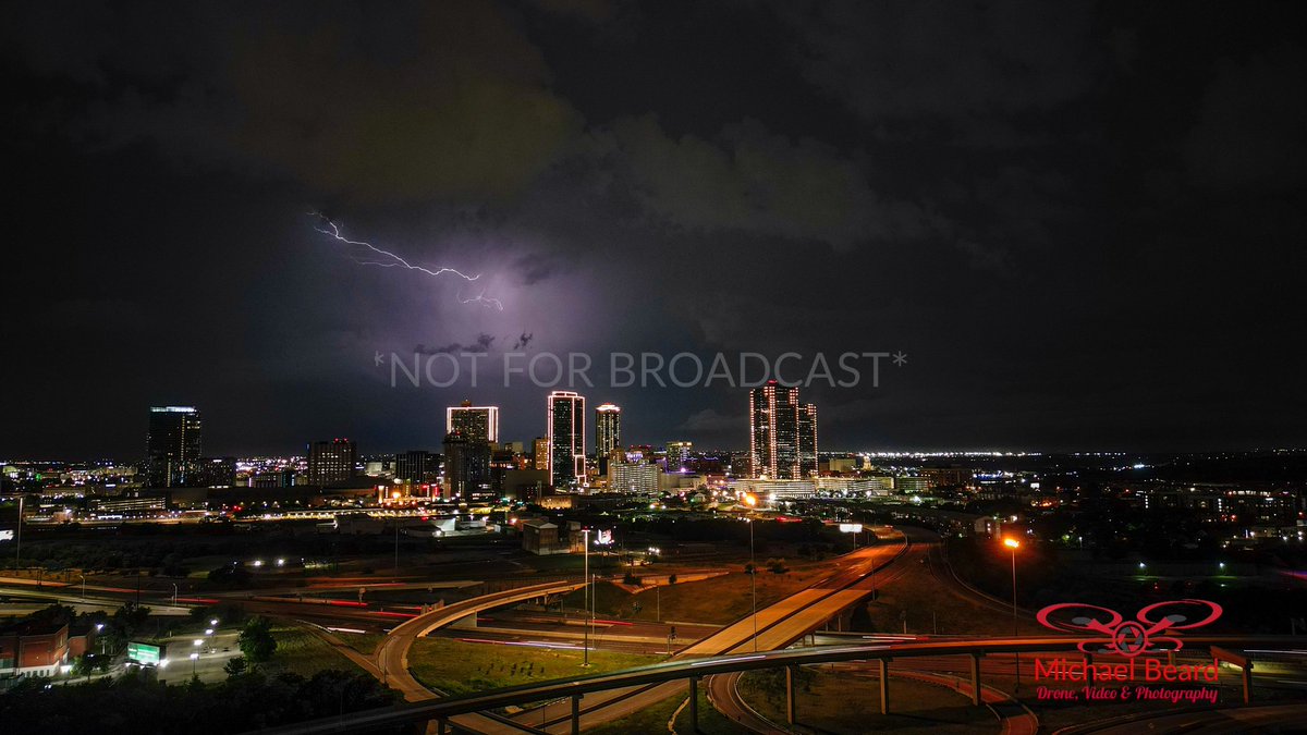 Lightning over Downtown Fort Worth,TX