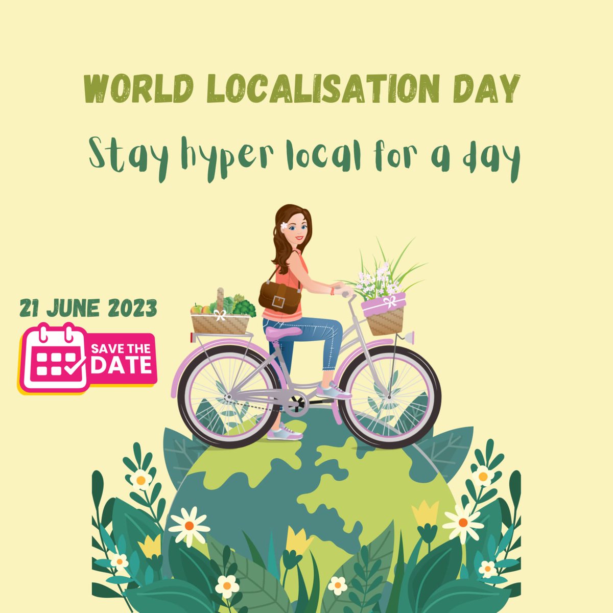 buddha_r's tweet photo. Are you willing to accept the challenge to stay #hyperlocal for just a day?  
on the #worldlocalisationday 21st June 2023 #goLocal 

@sultanismail @supriyasahuias @AparnaKarthi @ananthoo1 @am_baski @dilipsrinivasan @devi_kutty @RamanjaneyuluGV @kkuruganti @drvandanashiva https://t.co/9ijItq9udw