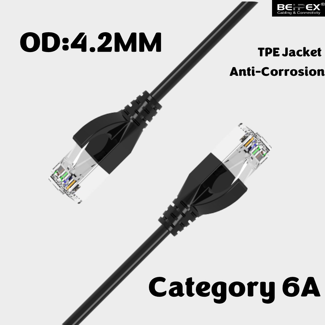 #Behpex® Cabling & Connectivity

TPE CAT.6A 30AWG Slim Patch Cables

behpex.com

#oemer #cablesolutions #cablemanufacture