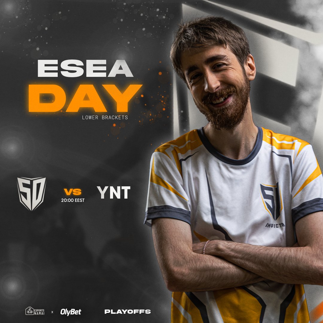 sdinvicta (@sdinvicta) on Twitter photo ESEA DAY #2
Another day another <a href="/ESEA/">ESEA League</a> MAIN LOWER BRACKET PLAYOFF MATCH!!! Today at 20:00 EEST we will fight against the #YNT team.
We look forward to your strong support tonight!
#sdinvicta #csgo #match #esea #playoffs ESEA DAY #2
Another day another <a href="/ESEA/">ESEA League</a> MAIN LOWER BRACKET PLAYOFF MATCH!!! Today at 20:00 EEST we will fight against the #YNT team.
We look forward to your strong support tonight!
#sdinvicta #csgo #match #esea #playoffs
