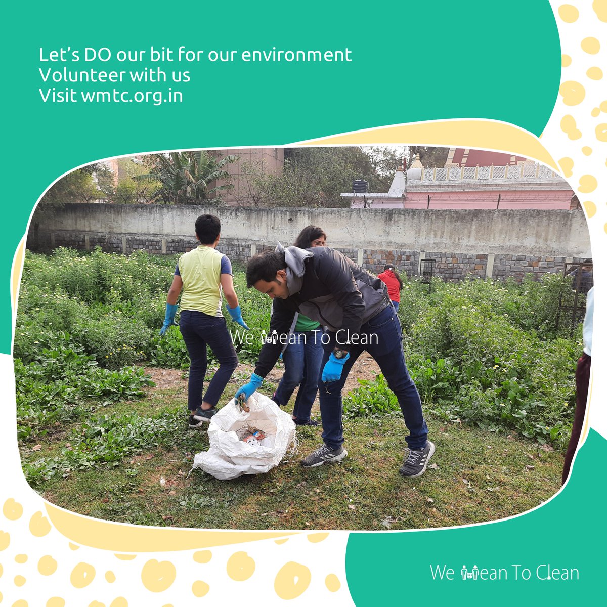 Let's join hands for #CleanDelhi #SwachhBharat #MyCleanIndia Visit wmtc.org.in #WeMeanToClean #Volunteer #Volunteering #Delhi #DelhiNCR #Shramdaan #GlobalWarming #ClimateChange #ClimateEmergency #ClimateCrisis #WeDontHaveTime #ClimateActionNow