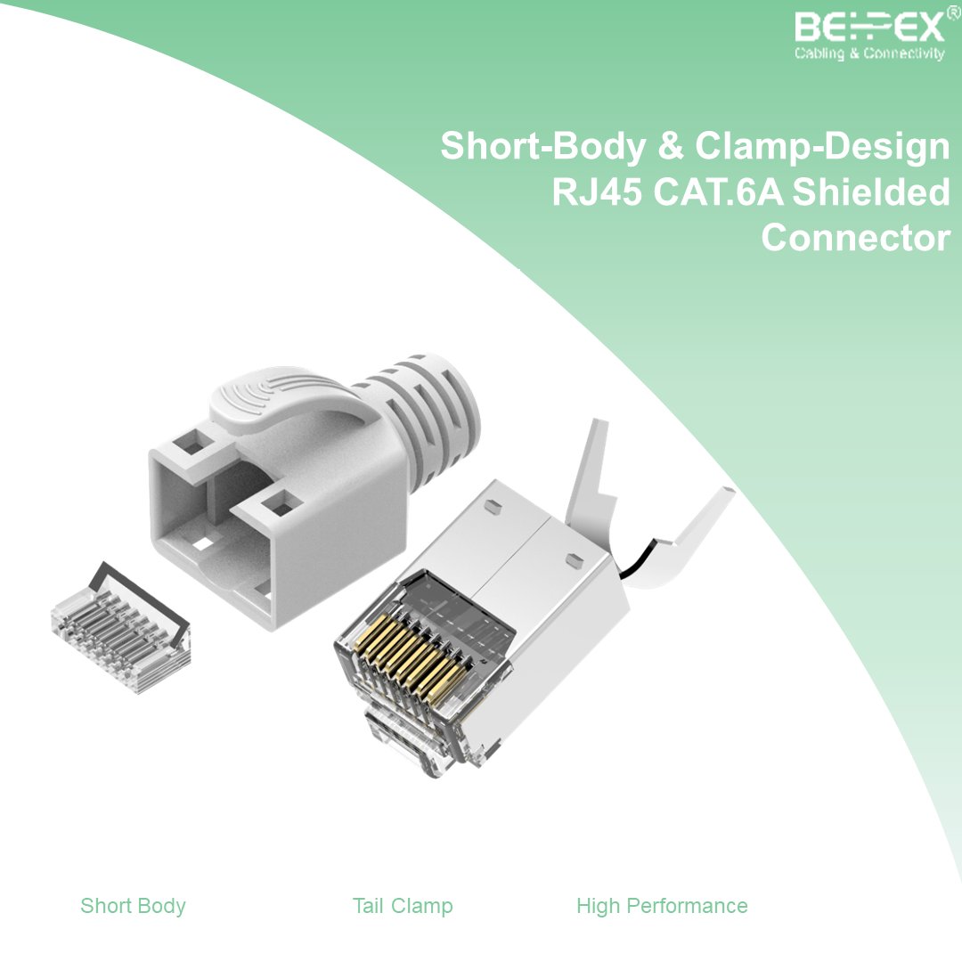 #Behpex® Cabling & Connectivity  

Short-Body & Clamp-Design RJ45 CAT.6A Shielded Connector

behpex.com 

#oemer #cablesolutions #cablemanufacture