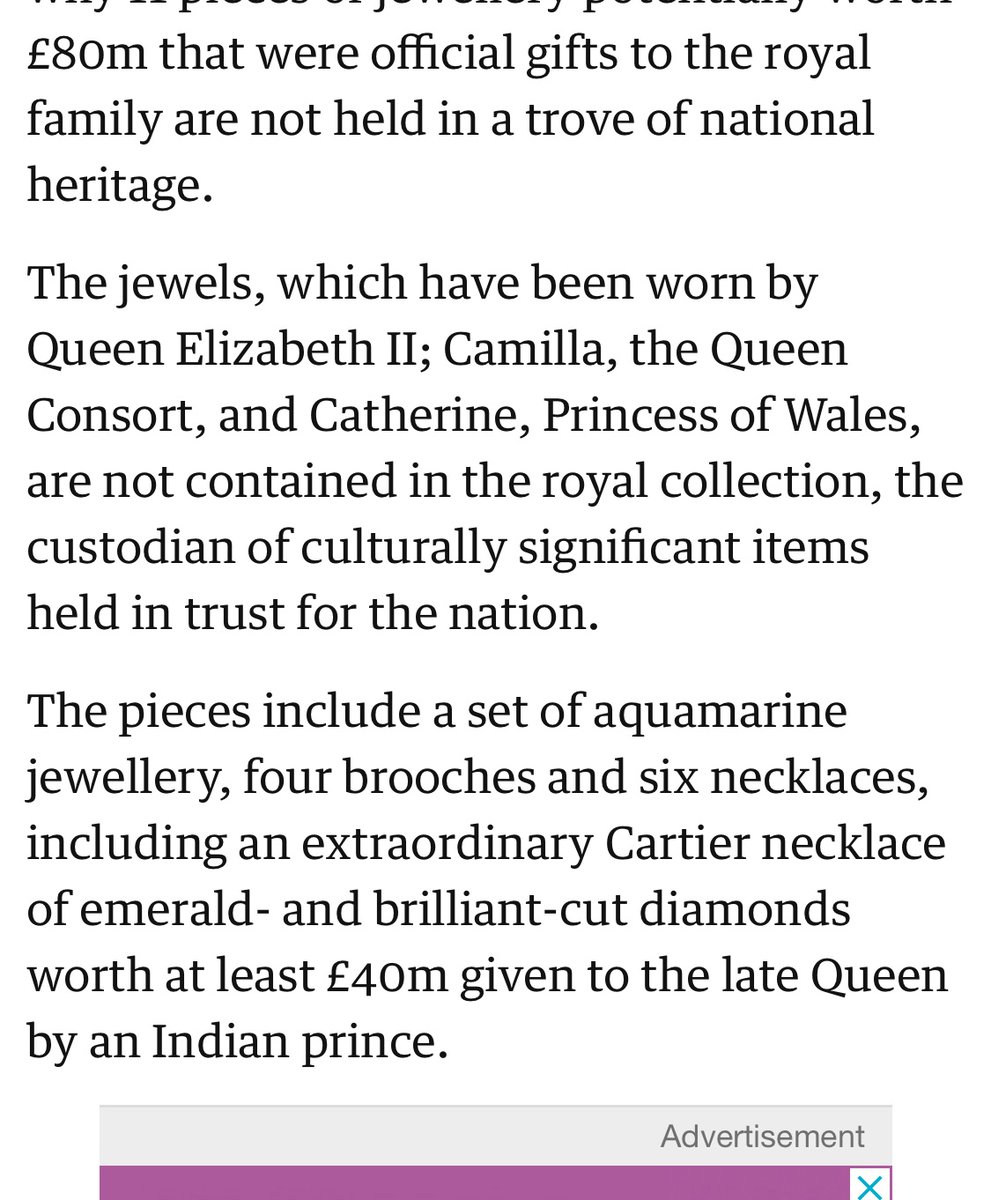 The Daily Fail is literally saying that Kate was the last person to be seen wearing some of the missing £80 million jewellery…without actually saying it. Instead, they pretend it’s just an innocent list of Kate’s top jewellery moments 🤔🤔🤔 #Middletons