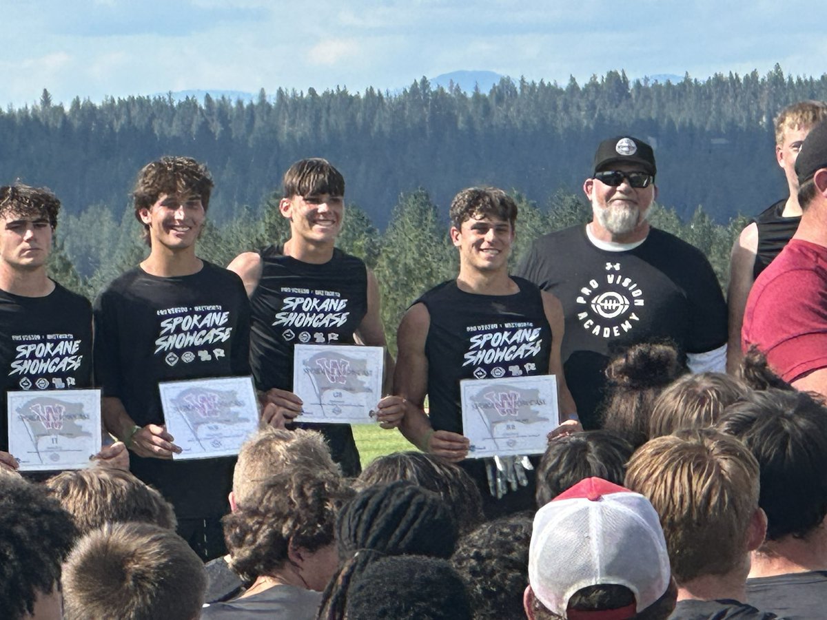LukeGale_15's tweet photo. Had an amazing time at the @ShowcaseSpokane today! Blessed to have received the MVP for Qbs. Big thanks to @WhitworthFB and @Pro_Vision_Acad for putting in such a fun camp. 
@Coach__Shaw @ian_kolste @AustinShadbolt @SpencerCrace @EWUFBRecruiting @VandalFootball @CoachFisk https://t.co/bvNSONPxxi