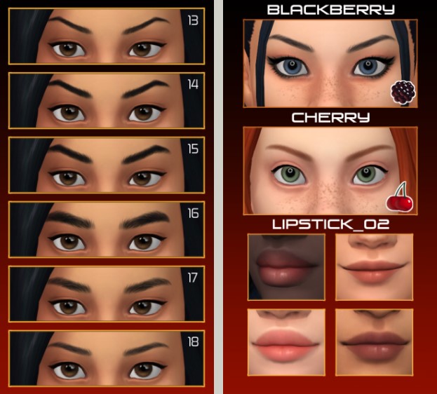 — Brows, Eye, Lips 👑 by stretchskeleton

🔗stretchskeleton.tumblr.com/post/188423483…

#snootysims #thesims4 #sims4 #ts4 #sims4cc #ts4cc #sims4ccfinds #ts4ccfinds #sims4downloads #ts4downloads