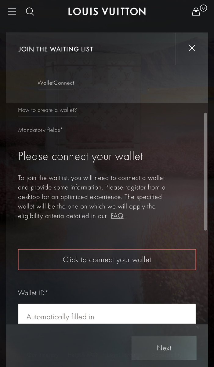 Megan_Kaspar's tweet photo. VCs: show us real life use cases driving mass web3 adoption 

Digital fashion: on-chain RWAs and consumer products 

Louis Vuitton: please connect wallet

The ecosystem will likely encounter shock when it becomes apparent web3 tech extends far beyond degen culture. 

#LouisVuitton #LouisVuittonVIA 
@RED___DAO