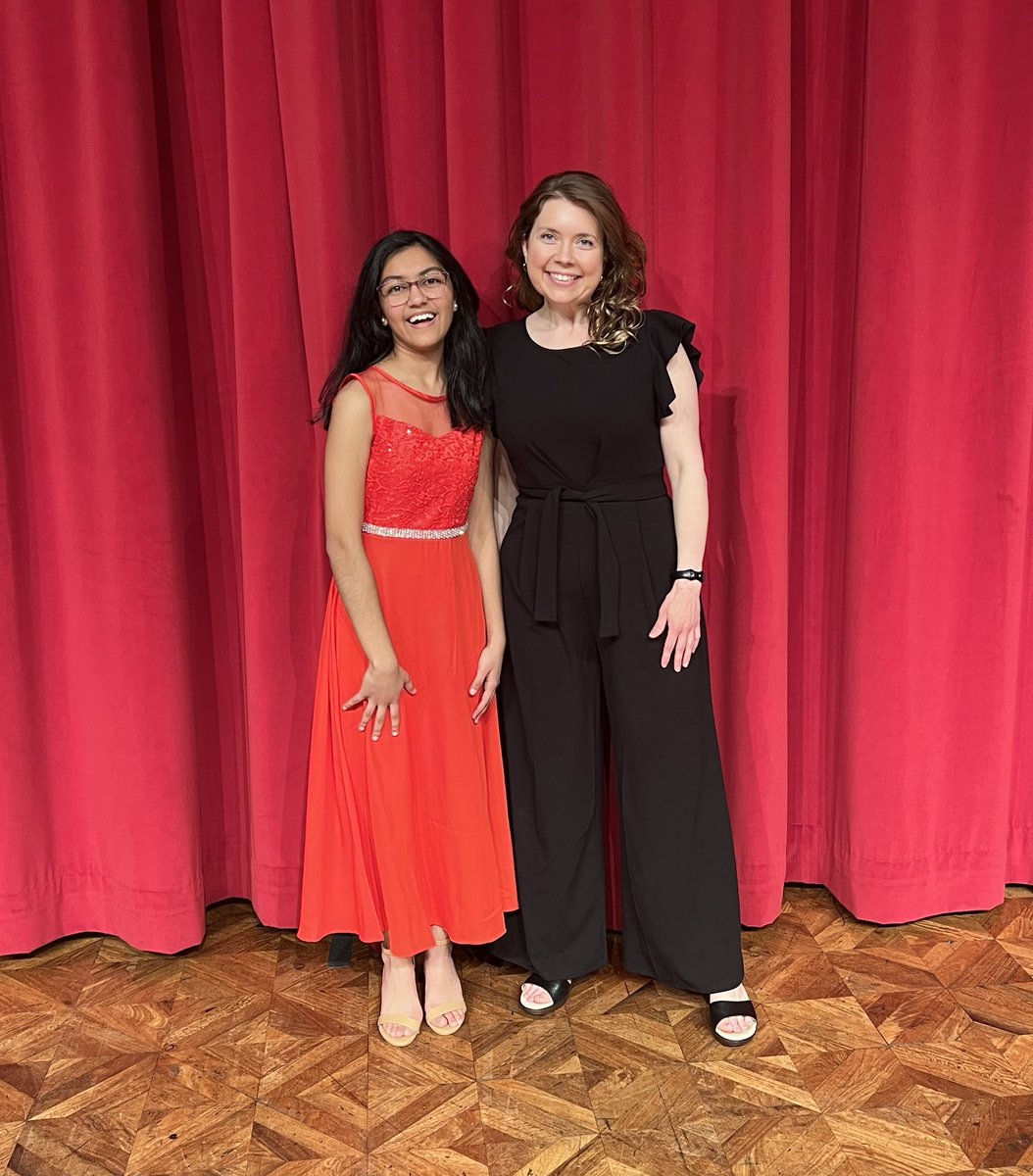 allisonmduval's tweet photo. Happy 78th birthday, @NationalFCCLA! This 2022-2023 school year has indeed been #incREDible! My state officer Riya and I had fun representing @westcaryimps at the 2023 @NCFCCLA State Leadership Conference in Greensboro. #FCCLAfamily #FCCLAbirthday #FamilyAndConsumerSciences #CTSO https://t.co/VeFGM3qxOf