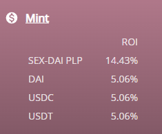 New mints for $SEX are out — $USDT and $USDC is now an option to mint $SEX at a discount

Start minting and mining with 19,982% annual returns
👉 olympulsex.com 

$PLS $PLSX $HEX