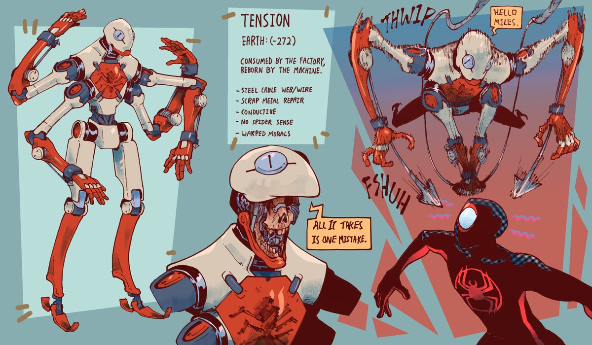 Don't usually do spidersona stuff but I had an idea. Either he was a steel mill worker or Iron man fucked him up