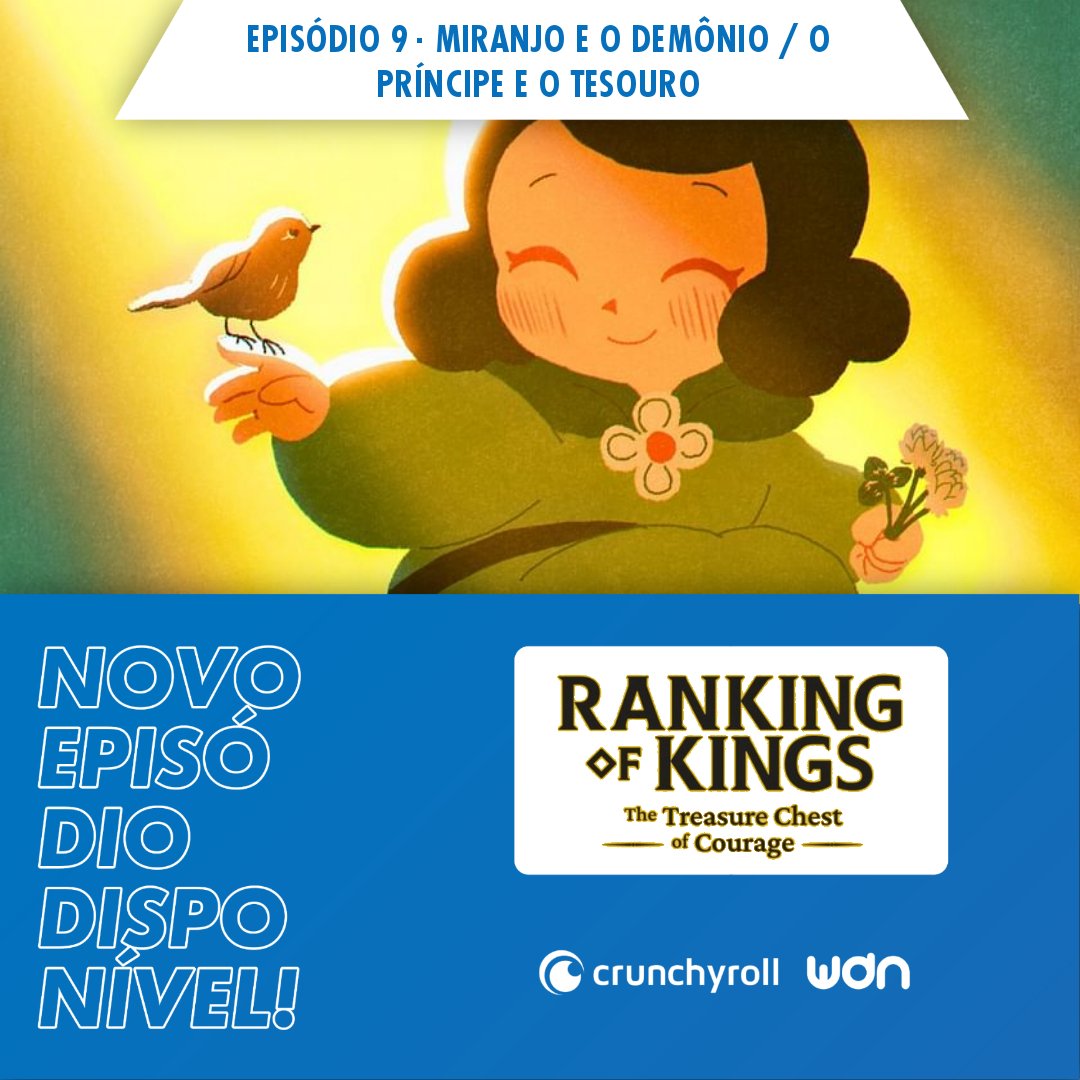 Ranking of Kings Dublado Na na Crunchyroll É HOJE 