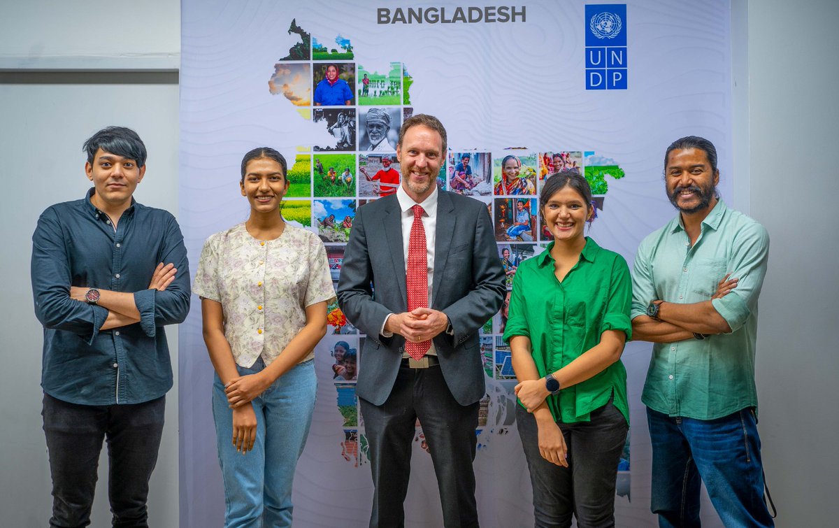 'We've only 7 years left to achieve the #SDGs. I believe working with content creators & using social media as an advocacy tool will be catalytic in making a push for SDGs,”-@stefanliller. The content creators will work w/ @UNDP 🇧🇩as #SDGSocializers🔗👉 t.ly/yXDtU