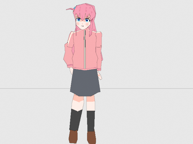 GlassMeatball's tweet photo. Low Poly Boccher #bocchi_the_rock #BOCCHI https://t.co/nTCoWbyRO1