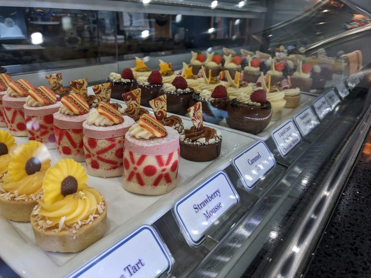 This is what #AutisticBurnoutRecovery looked like today when I made my first ever trip to a local patisserie for coffee and cake with my wife. Mmmm delicious recovery. Needless to say, we will be back! 😃