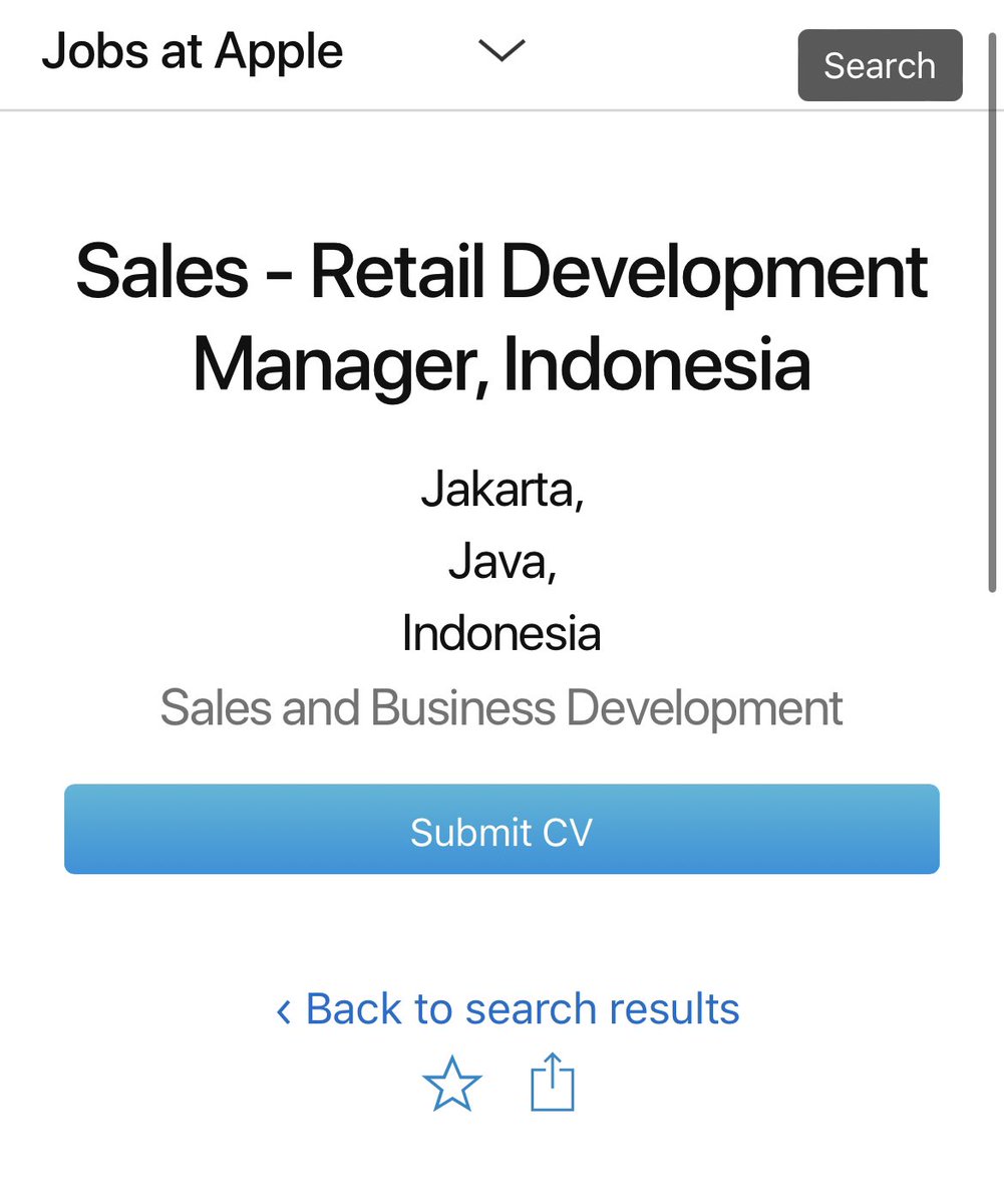 Info Loker #Apple