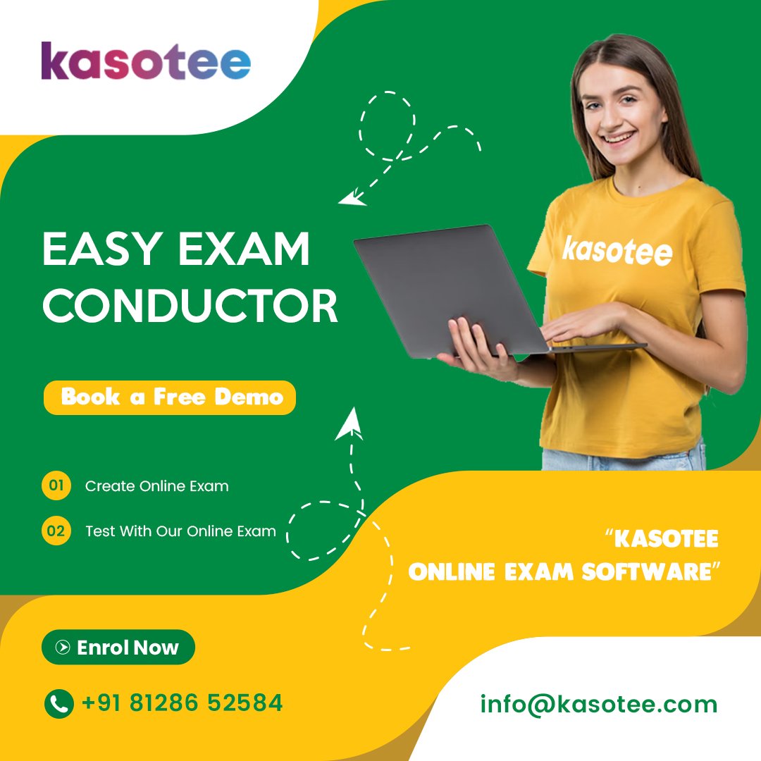 KasoteeExam's tweet image. #kasoteeonlineexamsoftware truly revolutionizes the way we approach testing. Don't miss out on this amazing Easy Exam Conductor - give it a try today!
kasoteeonlineexamsoftware.com
#kasotee
#webbasedsoftware
#softwareforexammanagement
#MondayMotivation