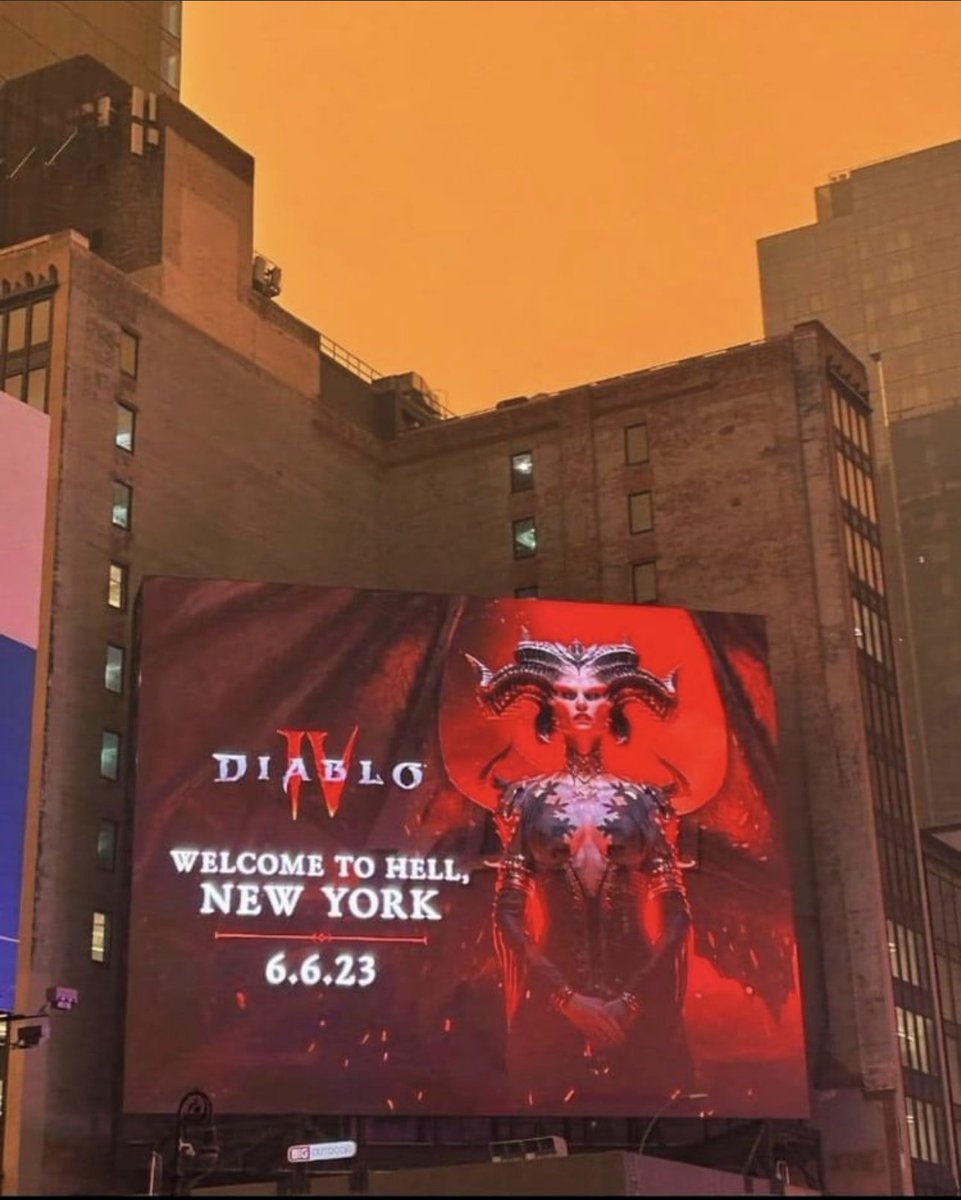 RafSmash_'s tweet photo. @Diablo @Diablo4_News @Asmongold Canada fires https://t.co/kVMYN8iF2Y