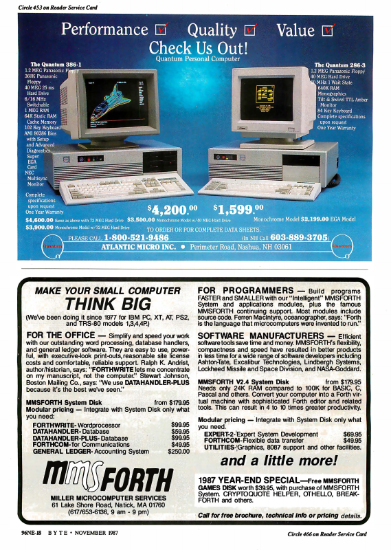 OldTechAdverts's tweet photo. Byte 1987 November
https://t.co/p9BycOdwGd
#retrocomputing #bytemagazine #vintagecomputing https://t.co/v5xGmyxYwP