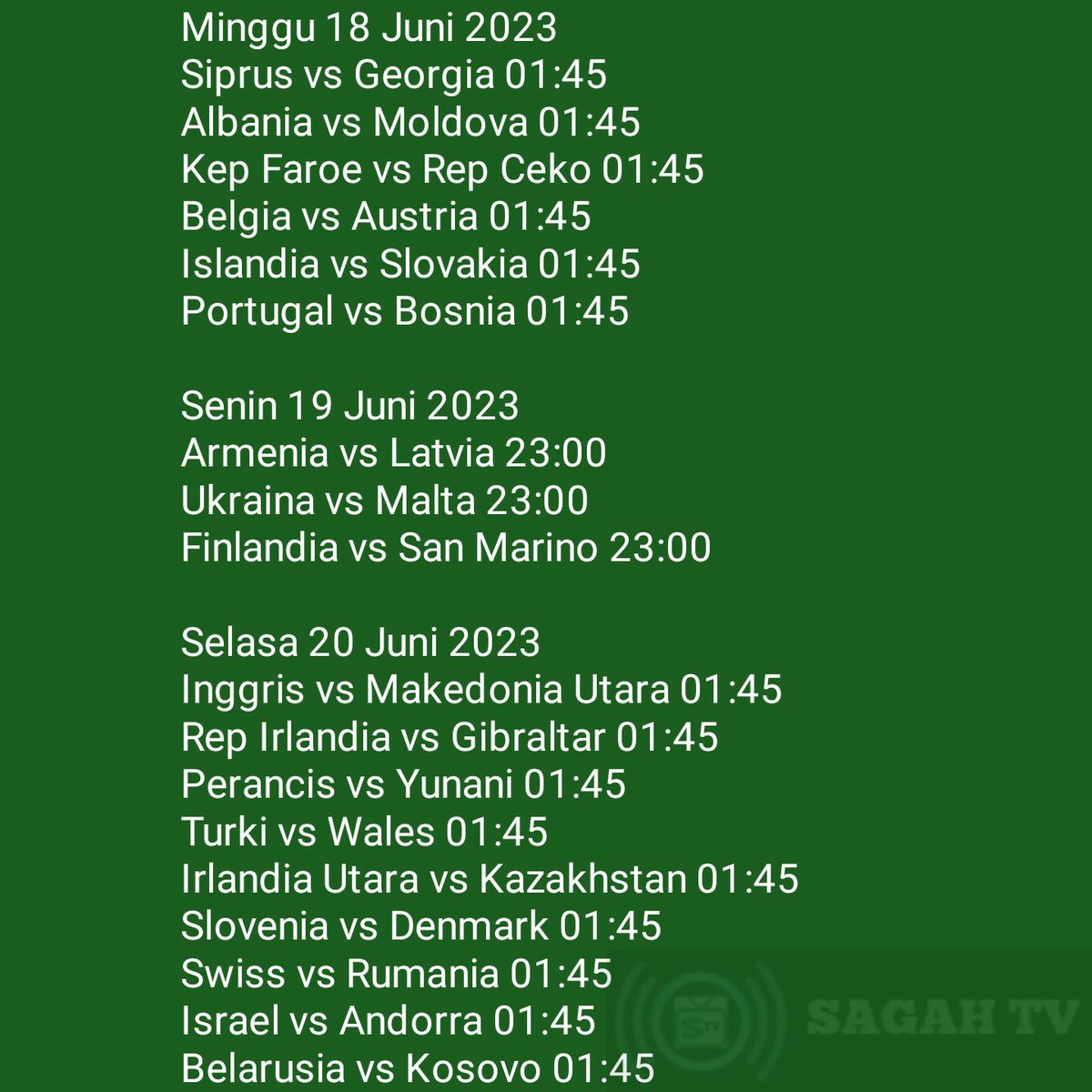 sagahtvlive's tweet photo. #Euro 2024 Qualification https://t.co/IEqLtDyqJV