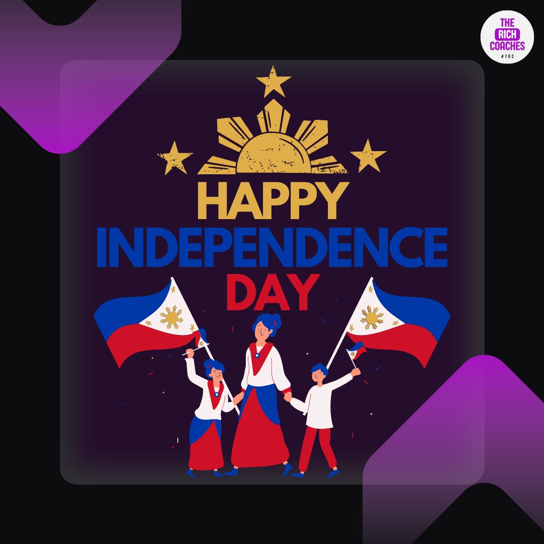 Happy Independence Day  #Philippines

#PinoyPride #FilipinoCulture #FilipinoFood #Philippines #Pilipinas #Pinoy #IslandLife #IndependenceDay #FreedomDay #PhilippineHistory #IndependenceDayPhilippines