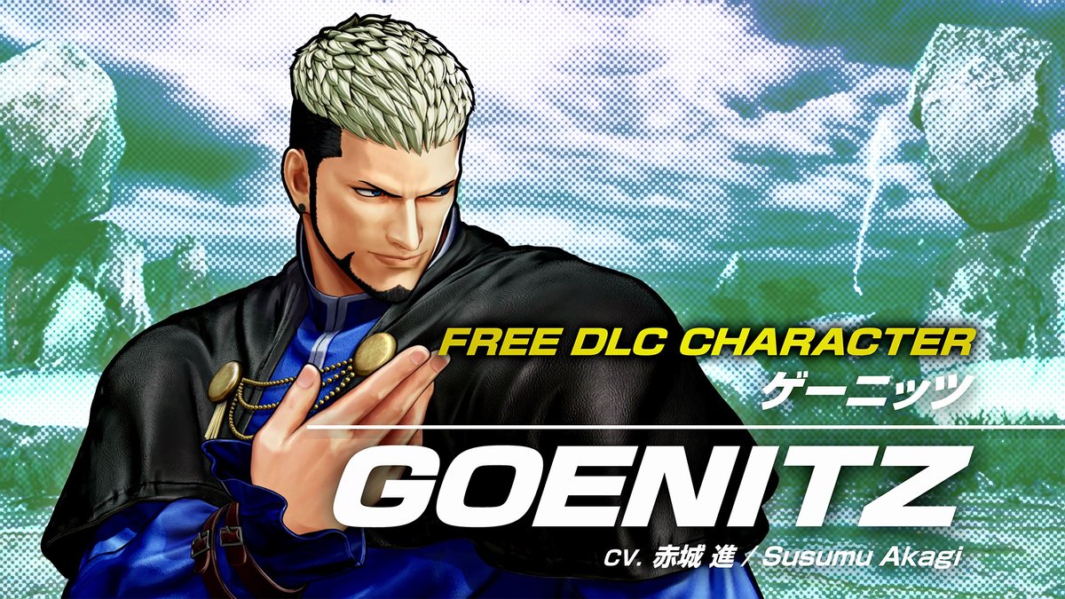 【KOF XV】
Free DLC character GOENITZ descends upon the KOF XV arena on June 20th! 
Character trailer out today! 

＞Trailer
youtu.be/BYSDNTOiEFY

#KOFXV #KOF15 #GOENITZ