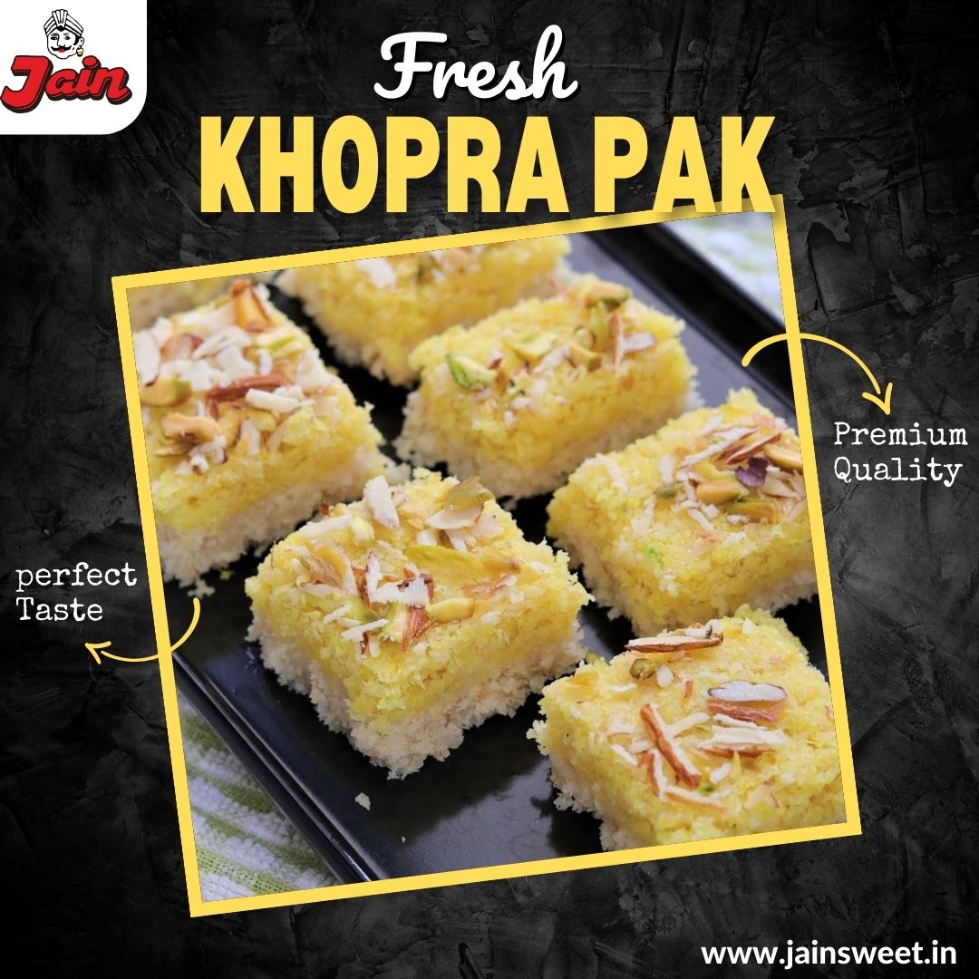 Khopra Pak - Pure essence of sweetness 
L
#coconut #kandivali #kandivaliwest #kandivalifood #coconutballs #snacksonsnacks #samosachat #macrotechplanet #mumbaispecial #bakery #jainsweets #mumbaispecialfood #coconutbarfi  #khoprapak #mumbaifood  #mumbaifoodicious #freshsnack