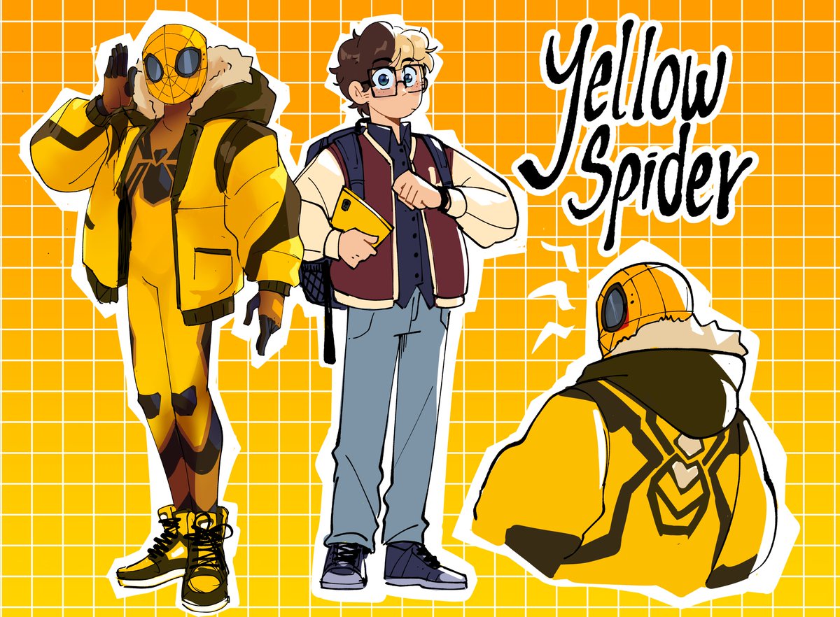 Roy95_'s tweet image. YELLOW SPIDER! 🕷️💛✨

yes it looks like a bee but let&apos;s ignore that hahaha 

#Spidersonas #SpiderManAcrossTheSpiderVerse
