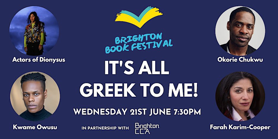aodtheatre's tweet photo. We are thrilled to be presenting performances from @leda_dougz and @BenScheck (with the support of @KatherineHarloe &amp; @Dr_MaiMusie ) as part of the @brightbookfest!

Wednesday 21st of June, 7:30pm

🎟️: https://t.co/T76db708dD

#BookTwitter #ClassicsTwitter #GreekMyth https://t.co/gd5cpND94n