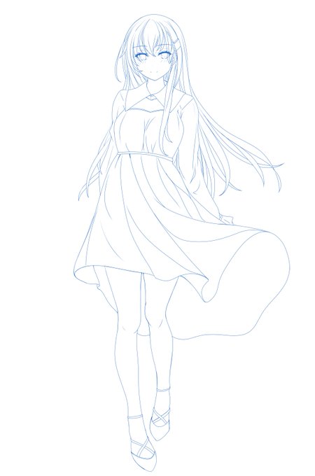 線画上げておきます、色塗りとか使ってもろて
塗ったら見せて欲しいな(*'ω`*) 