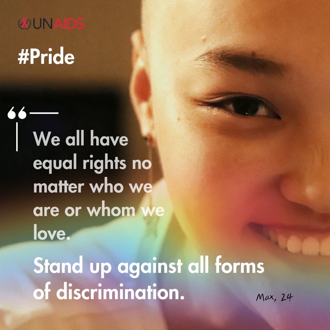 'We all have rights no matter who we are or whom we love. 🌈

Stand up against all forms of discrimination. 💪'

#PrideMonth #LGBTQIRights 

bit.ly/422QbnT