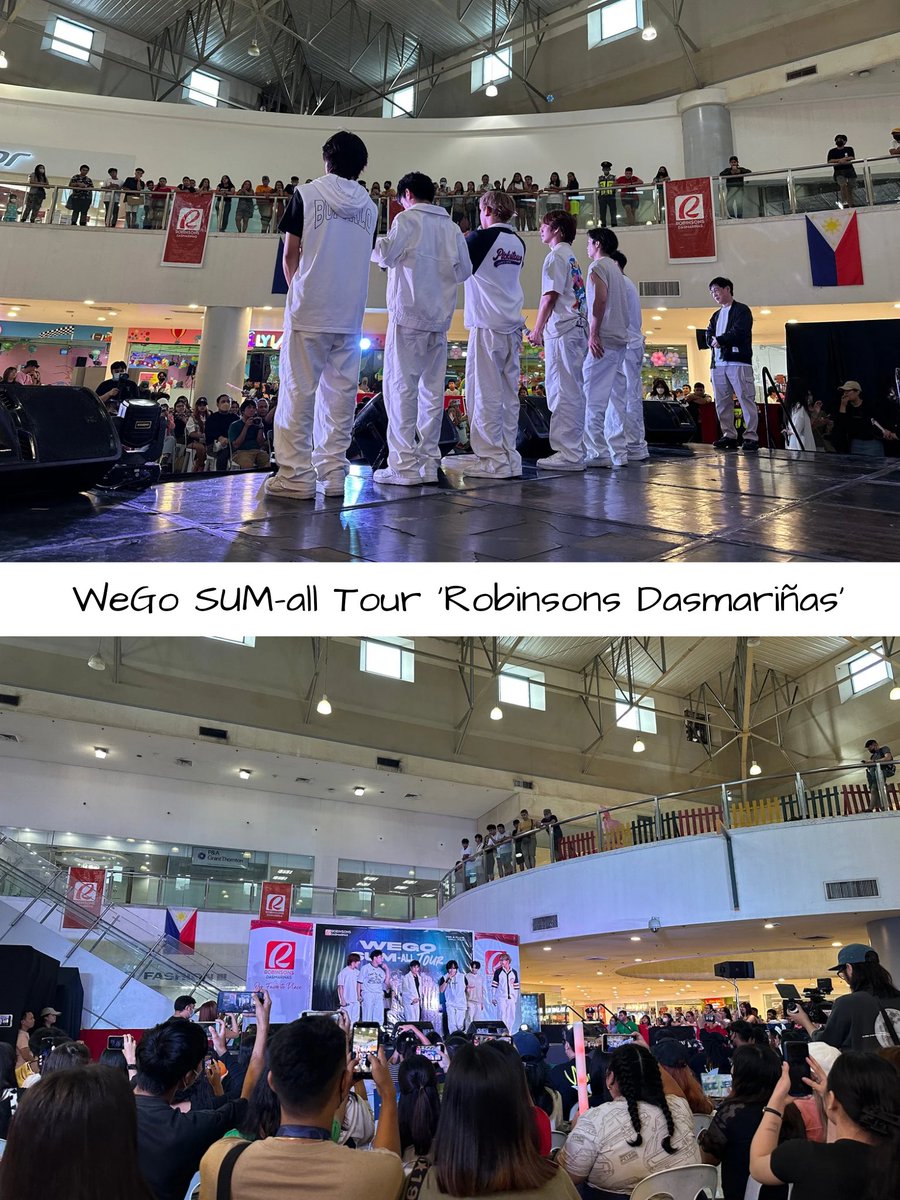 pluus_official's tweet photo. It's a back-to-back WeGo SUM-all tour, and we saw that you really always got our back, SUM! 🥹

Thank you SUMuch for your loudest cheers. Talagang lubos po ang aming saya dahil nakaSUMa namin kayo. 🥰

#PLUUS #PLUUSatRobinsonsDasmarinas #PLUUSatGalleriaSouth #WEGOSUMallTour https://t.co/42VWzEAa9a