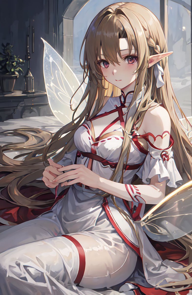 Absolutely no one:

me: AI generated arts are awesome because more Asuna