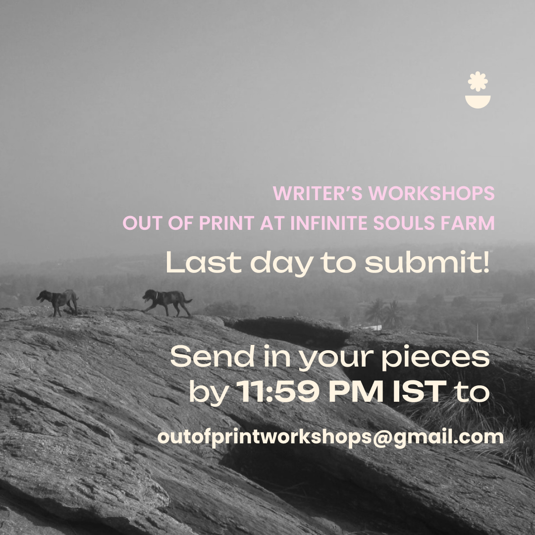 Join us this weekend, 17th-18th June for the OofP Writer's Workshop! Send in your pieces today!